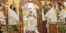 Праздничное архиерейское богослужение в храме преподобного Серафима Саровского