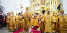 10-11 июня архиепископ Николай принимает участие в Патриаршем богослужении