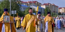 Крестный ход в день престольного праздника в Салехарде