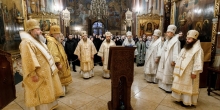 Архиепископ Николай посетил Троице-Сергиеву лавру в день памяти архимандрита Наума