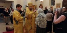 Архиепископ Николай и епископ Феодосий совершили всенощное бдение в г. Тарко-Сале