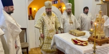 Архиерейское богослужение в храме Серафима Саровского в Ноябрьске