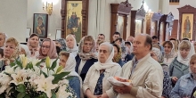  храме Архистратига Михаила г. Ноябрьск прошло праздничное богослужение и освящение плодов