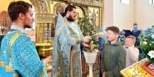 1 сентября в храме г. Тарко-Сале отслужили молебен на начало учебного года