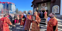 Архиерейское Богослужение на подворье Серафима Саровского