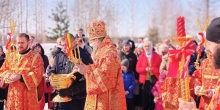 Архиепископ Николай совершил литургию на Архиерейском подворье