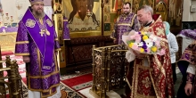 Владыка Феодосий, епископ Ноябрьский отмечает первую годовщину архиерейской хиротонии