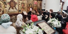 Шестиклассники первой гимназии г. Ноябрьск посетили храм Архистратига Михаила