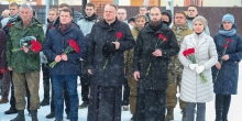 Надымские священнослужители на акции "Свеча"