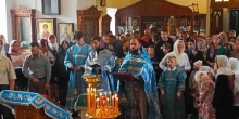 Молебен на начало учебного года в Надыме