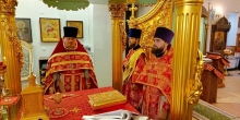 Богослужение в Надыме в день Усекновения главы Иоанна Предтечи