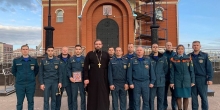 Молебен перед иконой "Неопалимая Купина" в Богоявленском соборе