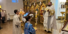 Сретение Господне в Богоявленском соборе г. Новый Уренгой