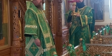 Архиерейское богослужение в день Святого Духа