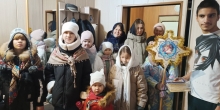  Социальный отдел "Милосердие" храма Рождества Христова поздравил детей с ОВЗ.