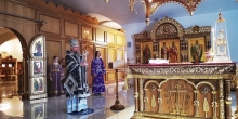Литургия Преждеосвященных Даров в Преображенском соборе