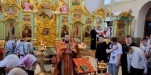 Молебен перед экзаменами в Надыме