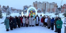 Освящение вертепов в Новом Уренгое