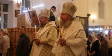 Архиерейское служение в Преображенском храме г. Муравленко