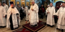 Архиерейское служение в Благовещенском храме р. Коротчаево