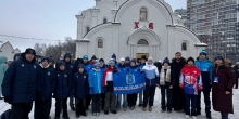 Литургия в рамках Зимних игр св. Александра Невского