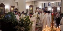 Два архиерея совершили Литургию в Архангельском храме Ноябрьска