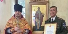 Казак удостоен церковной награды