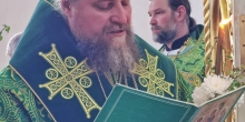 Архиепископ Николай возглавил богослужения Святой Троицы
