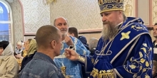 Архиерейское служение в канун Успения Пресвятой Богородице