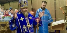 Архиепископ Николай совершил литургию на архиерейском подворье в праздник Успения