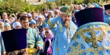 Архиепископ Николай на торжествах в Богородице-Рождественском монастыре с. Линевичи