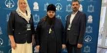 Делегация епархии отмечена наградой в Дивеево