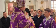 Архиерейское служение в Петропавловском храме г. Салехарда